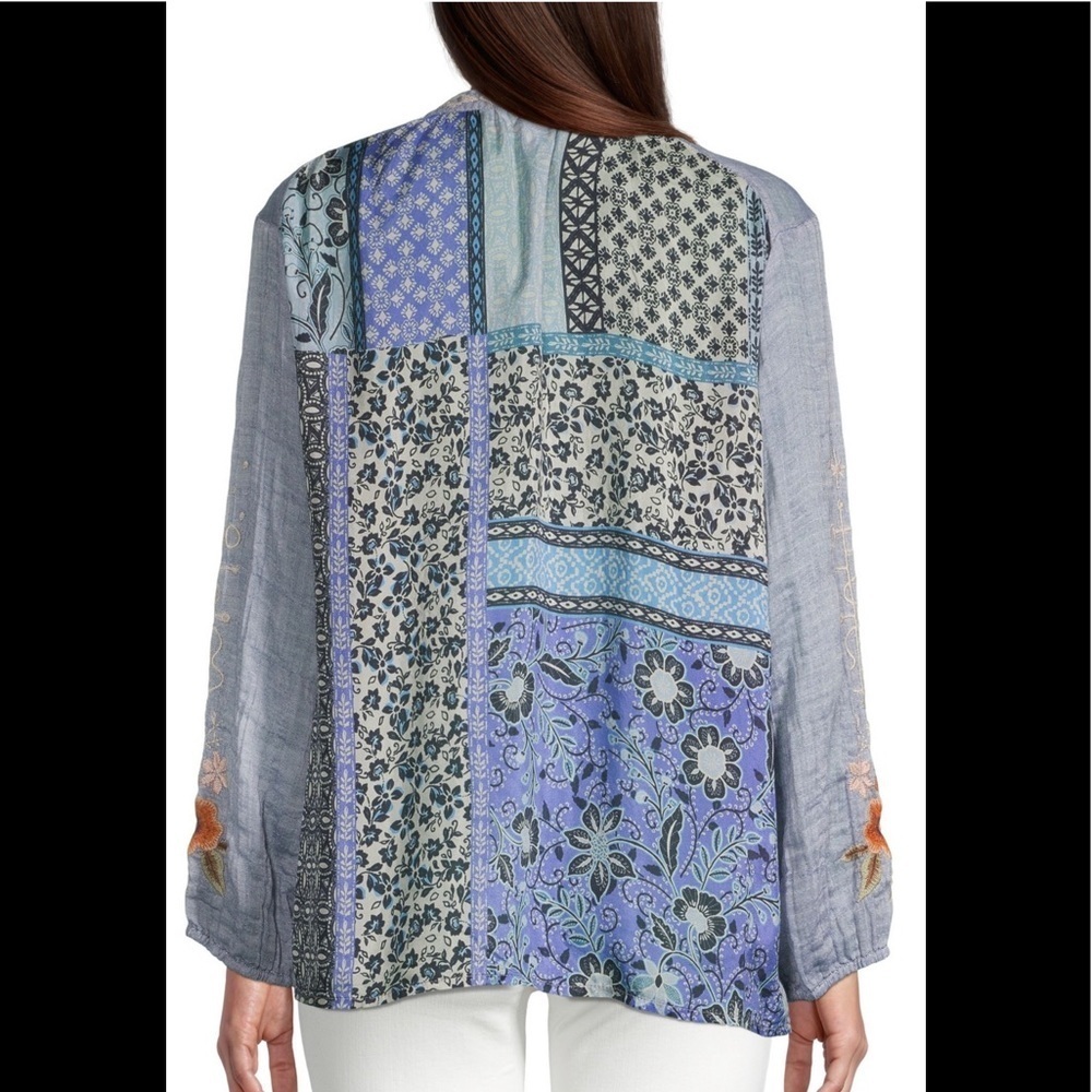 🔥🔥🔥 Clearance Sale JOHNNY WAS BLOUSE LARGE Reduced Buy Now & Save - Picture 11 of 14